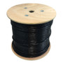 1000ft 4 Pair Cat6A 10Gbps UTP Solid UV / Direct Burial Bulk Cable  Black (FN-BK-C6ASL-4DB)