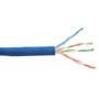 500ft 4pr Cat6A 10Gig UTP Stranded 28AWG Ultra-Thin Bulk Cable FT4 - Blue (FN-BK-C6ASTU-4BL-500)