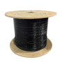 1000ft 4 Pair Cat6 550MHz UTP Solid UV / Direct Burial Bulk Cable - Black (FN-BK-C6SL-4DB)