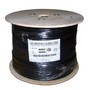 1000ft 4 Pair Cat6 550MHz UTP Solid UV  Direct Burial Bulk Cable - Black FN-BK-C6SL-4DB