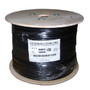 1000ft 4 Pair Cat6 550MHz UTP Solid UV / Direct Burial Bulk Cable - Black (FN-BK-C6SL-4DB)