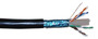 1000ft 4 Pair Cat6 550MHz FTP Solid UV  Direct Burial Bulk Cable - Black FN-BK-C6SL-4DBS