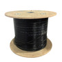 1000ft 4 Pair Cat6 550MHz FTP Solid UV  Direct Burial Bulk Cable - Black FN-BK-C6SL-4DBS