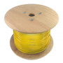 1000ft 4 Pair Cat6 Stranded UTP FT4/CMR Bulk Cable - Yellow (FN-BK-C6ST-4YL)