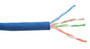 500ft 4pr Cat6 10Gig UTP Stranded 28AWG Ultra-Thin Bulk Cable FT4 - Blue (FN-BK-C6STU-4BL-500)