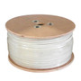 1000ft RG59 BC 20AWG bulk cable, 95% BC braid CMP - White (FN-BK-CXRG59-6)