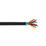 1000ft 9C 24AWG Stranded with Foil Shield Data Cable FT4 - Black FN-BK-DT09C24-BK