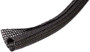 75ft 3/8 inch Split Braided Sleeving Black (FN-BS-F6038-75BK)