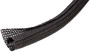 25ft 1 14 inch Split Braided Sleeving Black FN-BS-F6125-25BK
