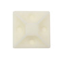 Adhesive cable tie mount 15x 15 - Natural - Pack of 100 FN-CT-M150-CL