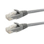 1ft RJ45 Cat5e 350MHz Molded Patch Cable - Grey (FN-CAT5E-01GY)