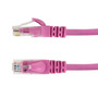 10ft RJ45 Cat5e 350MHz Molded Patch Cable - Pink FN-CAT5E-10PK