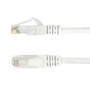 50ft RJ45 Cat5e 350MHz Molded Patch Cable - White (FN-CAT5E-50WH)