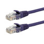 75ft RJ45 Cat5e 350MHz Molded Patch Cable - Purple FN-CAT5E-75PR