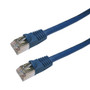 100ft RJ45 Cat5e molded stranded shielded patch cable - Blue (FN-CAT5ESE-100BL)