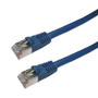 100ft RJ45 Cat5e molded stranded shielded patch cable - Blue FN-CAT5ESE-100BL