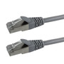 10ft RJ45 Cat5e Stranded Shielded 26AWG Molded Patch Cable CMR - Grey FN-CAT5ESM-10GY