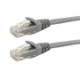 8 inch RJ45 Cat6 550MHz Molded Patch Cable - Grey FN-CAT6-08GY