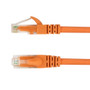 8 inch RJ45 Cat6 550MHz Molded Patch Cable - Orange (FN-CAT6-0.8OR)