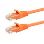 8 inch RJ45 Cat6 550MHz Molded Patch Cable - Orange (FN-CAT6-0.8OR)