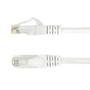 1ft RJ45 Cat6 550MHz Molded Patch Cable - White FN-CAT6-01WH