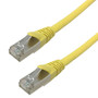 15ft Cat6a SSTP 10GB Molded Patch Cable - Yellow FN-CAT6AS-15YL