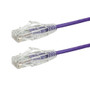 1ft Cat6a UTP 10Gb Ultra-Thin Patch Cable - Purple (FN-CAT6AUT-01PR)