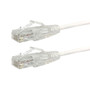 1ft Cat6a UTP 10Gb Ultra-Thin Patch Cable - White (FN-CAT6AUT-01WH)