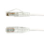 1ft Cat6a UTP 10Gb Ultra-Thin Patch Cable - White (FN-CAT6AUT-01WH)