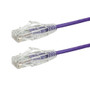 2ft Cat6a UTP 10Gb Ultra-Thin Patch Cable - Purple (FN-CAT6AUT-02PR)