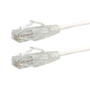 6ft Cat6a UTP 10Gb Ultra-Thin Patch Cable - White (FN-CAT6AUT-06WH)