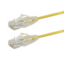 10ft Cat6a UTP 10Gb Ultra-Thin Patch Cable - Yellow FN-CAT6AUT-10YL