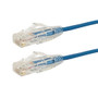 6 inch Cat6a UTP 10Gb Ultra-Thin Patch Cable - Blue (FN-CAT6AUT-6INBL)