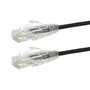 6 inch Cat6 UTP Ultra-Thin Patch Cable - Black (FN-CAT6UT-6INBK)
