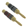 Premium Banana Clip Screw Down Connectors 1 Pair - BlackRed FN-CN-BANP-2