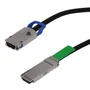 05m QSFP SFF-8436 to CX4 SFF-8470 Cable - Ejector Style - 28AWG FN-MS-600-05M