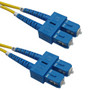 1.5ft (0.5m) singlemode duplex SC/SC 9 micron Fiber Cable - 2mm jacket OFNR (FN-FO-204B-01.5R)