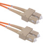 3ft (1m) Multimode Duplex SC/SC 50 micron Fiber Cable - 3mm Jacket (FN-FO-304-03)