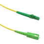 3ft (1m) singlemode simplex LC/APC to SC/APC 9 micron Fiber Cable - 3mm jacket LSZH (FN-FO-609-03-SCALCA)