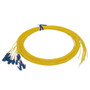 3m LCUPC singlemode simplex 9 micron 900um pigtail 12-pack - yellow FN-FO-PT608-10-12PK