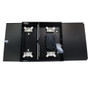 Indoor Wall Mounted Fiber Optic Distribution Box (24 Couplers Maximum) - Black (FN-PP-F1500-BK)