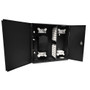 Indoor Wall Mounted Fiber Optic Distribution Box (48 Couplers Maximum) - Black (FN-PP-F1503-BK)