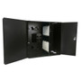 Indoor Wall Mounted Fiber Optic Distribution Box (96 Couplers Maximum) - Black (FN-PP-F1505-BK)