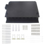 Indoor 16-Port Metal Fiber Optic Terminal Box - Black FN-PP-F1520-BK