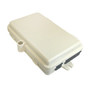 Indoor/Outdoor 4-Port Plastic Fiber Optic Terminal Box - Off-White (FN-PP-F1652-GY)