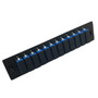 Loaded Adapter Panel with 12 x Duplex SCUPC Singlemode - Black