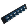 Loaded Adapter Panel with 12x Duplex LCUPC Singlemode - Black