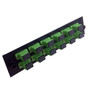 Loaded Adapter Panel with 12x Simplex SCAPC Singlemode - Black