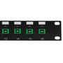 16-port SCSC APC Singlemode 9u Simplex Patch Panel 19 Rackmount 1U FN-PP-FO604A-16