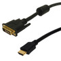 3ft DVI-D Male to HDMI Male Cable - CL2/FT4 28AWG (FN-DVI-HDMIP-03)